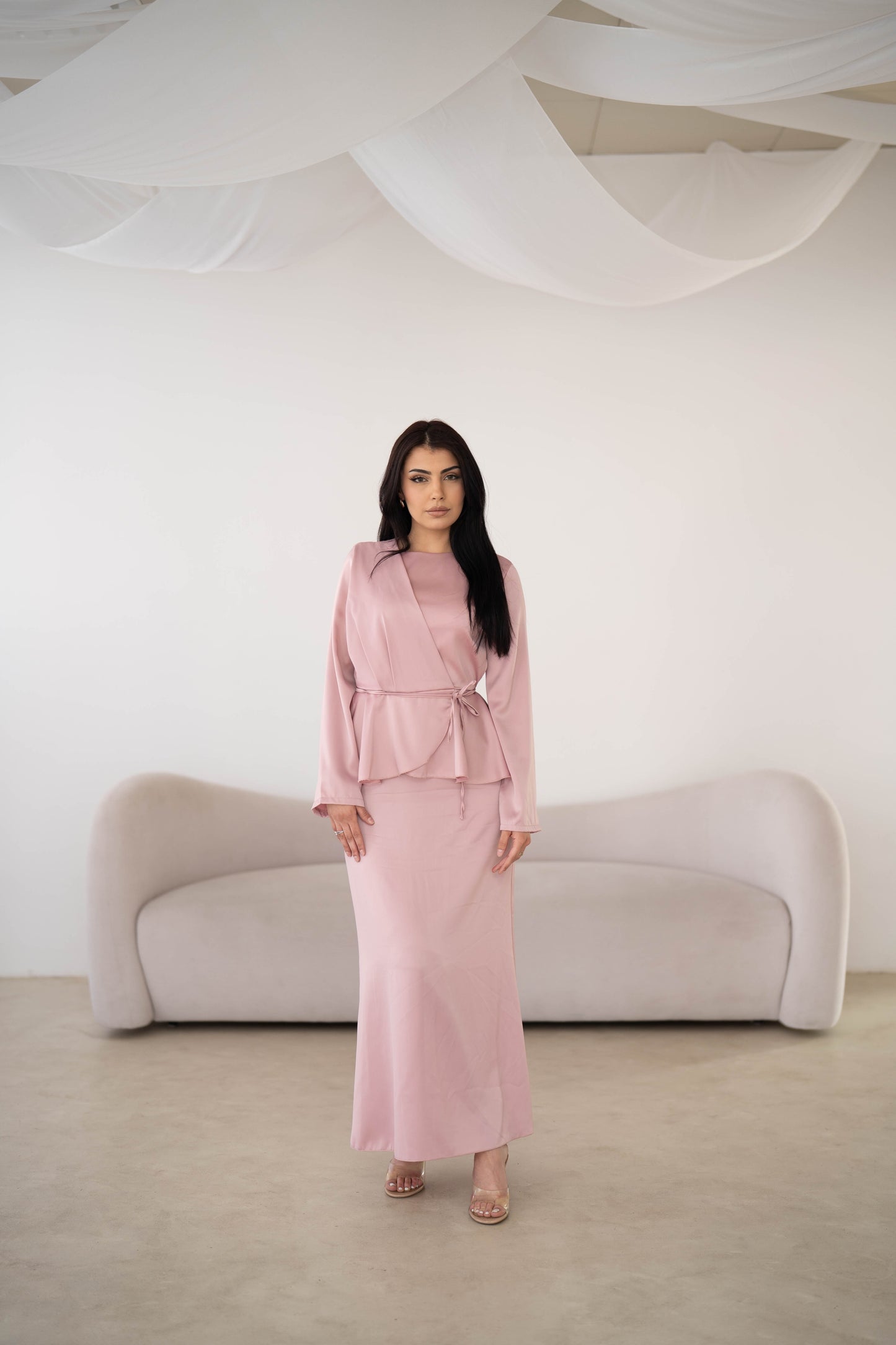 Layla Satin Kleid