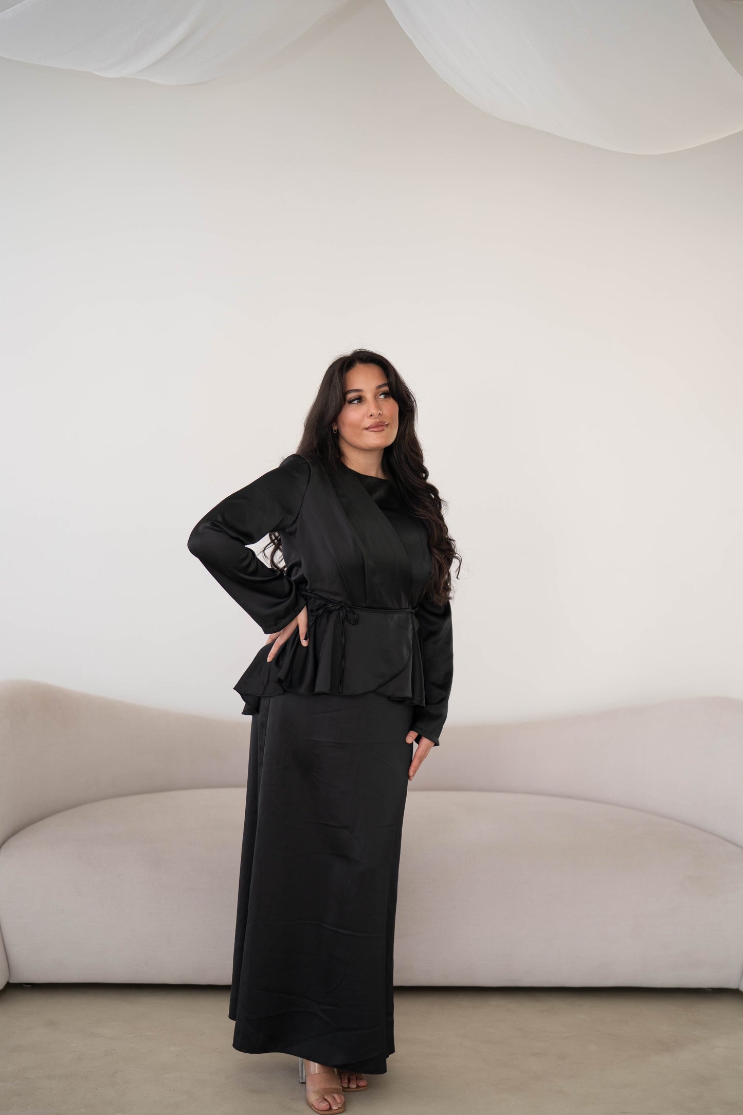 Layla Satin Kleid